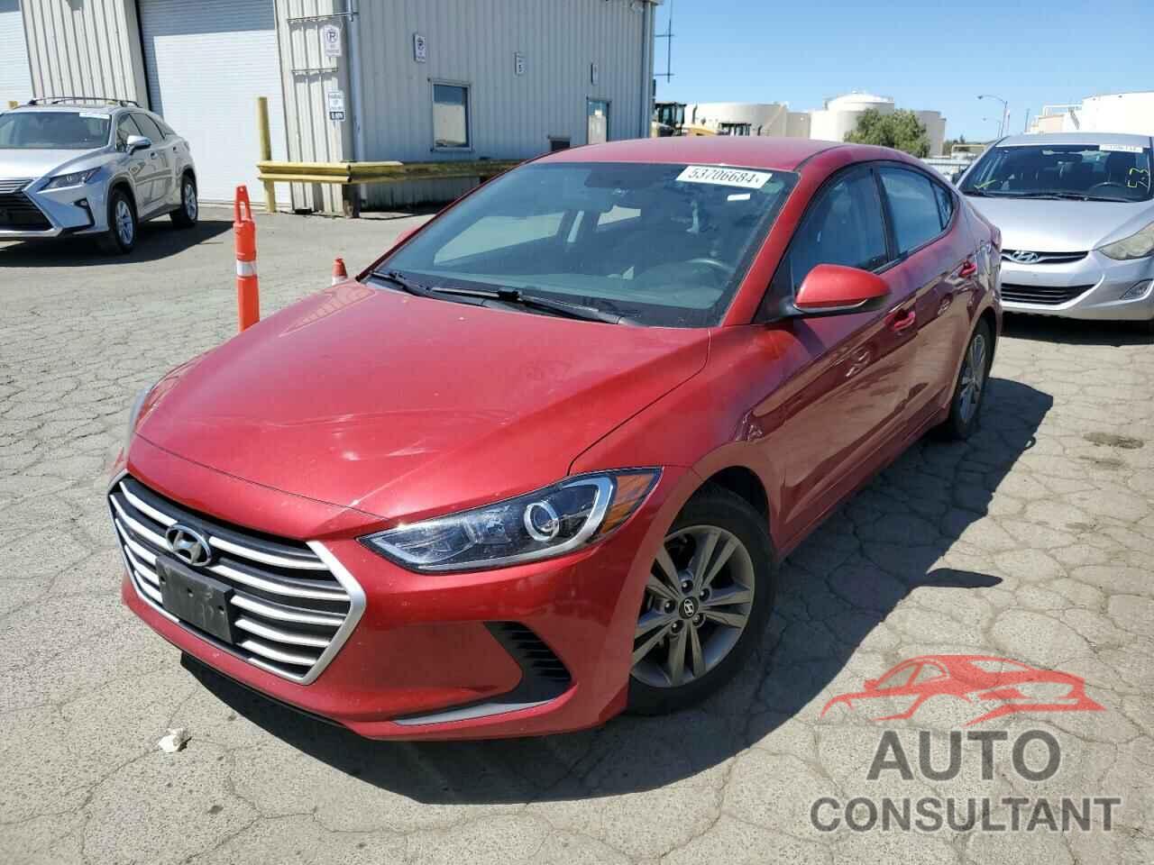 HYUNDAI ELANTRA 2018 - 5NPD74LF0JH346705