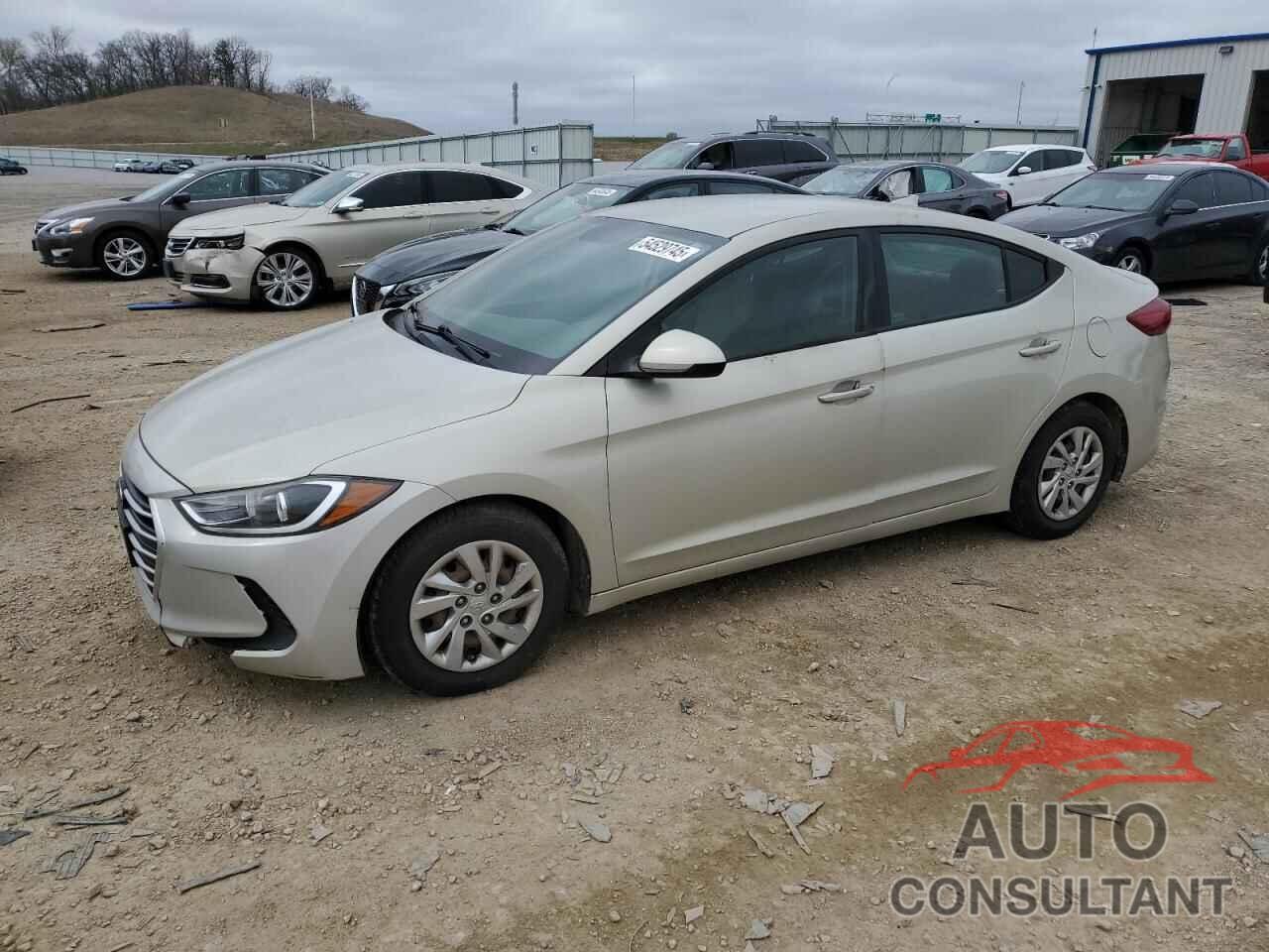 HYUNDAI ELANTRA 2017 - KMHD74LF6HU074673