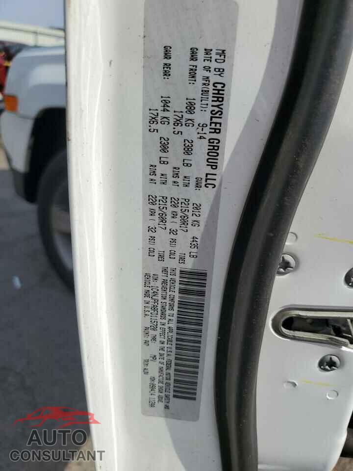JEEP PATRIOT 2015 - 1C4NJPFA8FD115720