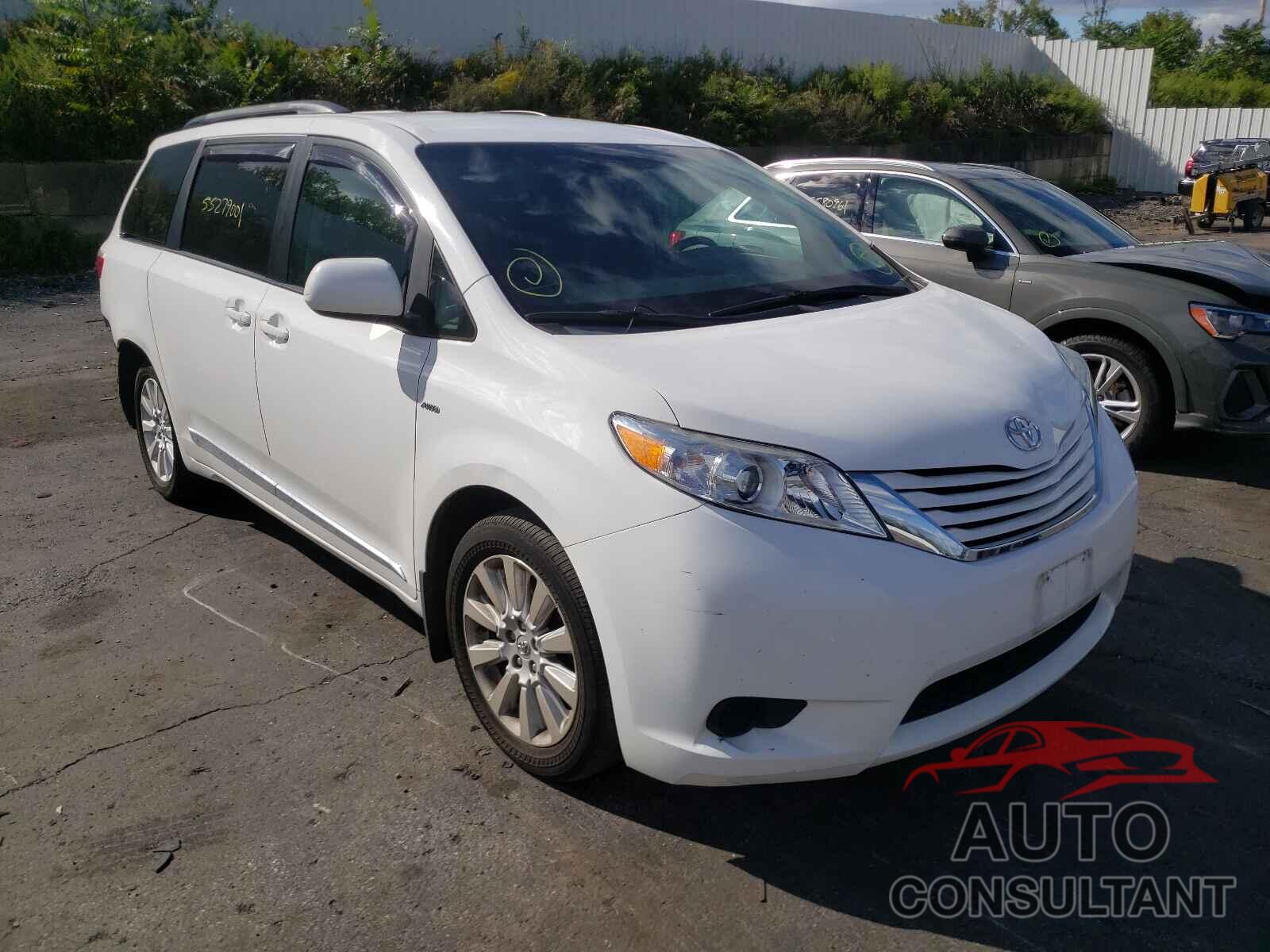 TOYOTA SIENNA 2016 - 5TDJK3DC0GS129982