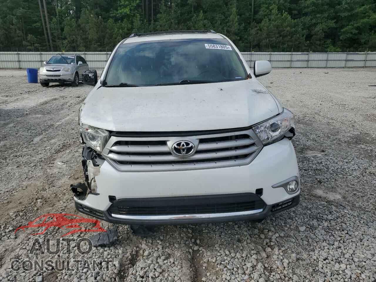 TOYOTA HIGHLANDER 2013 - 5TDBK3EH1DS246903