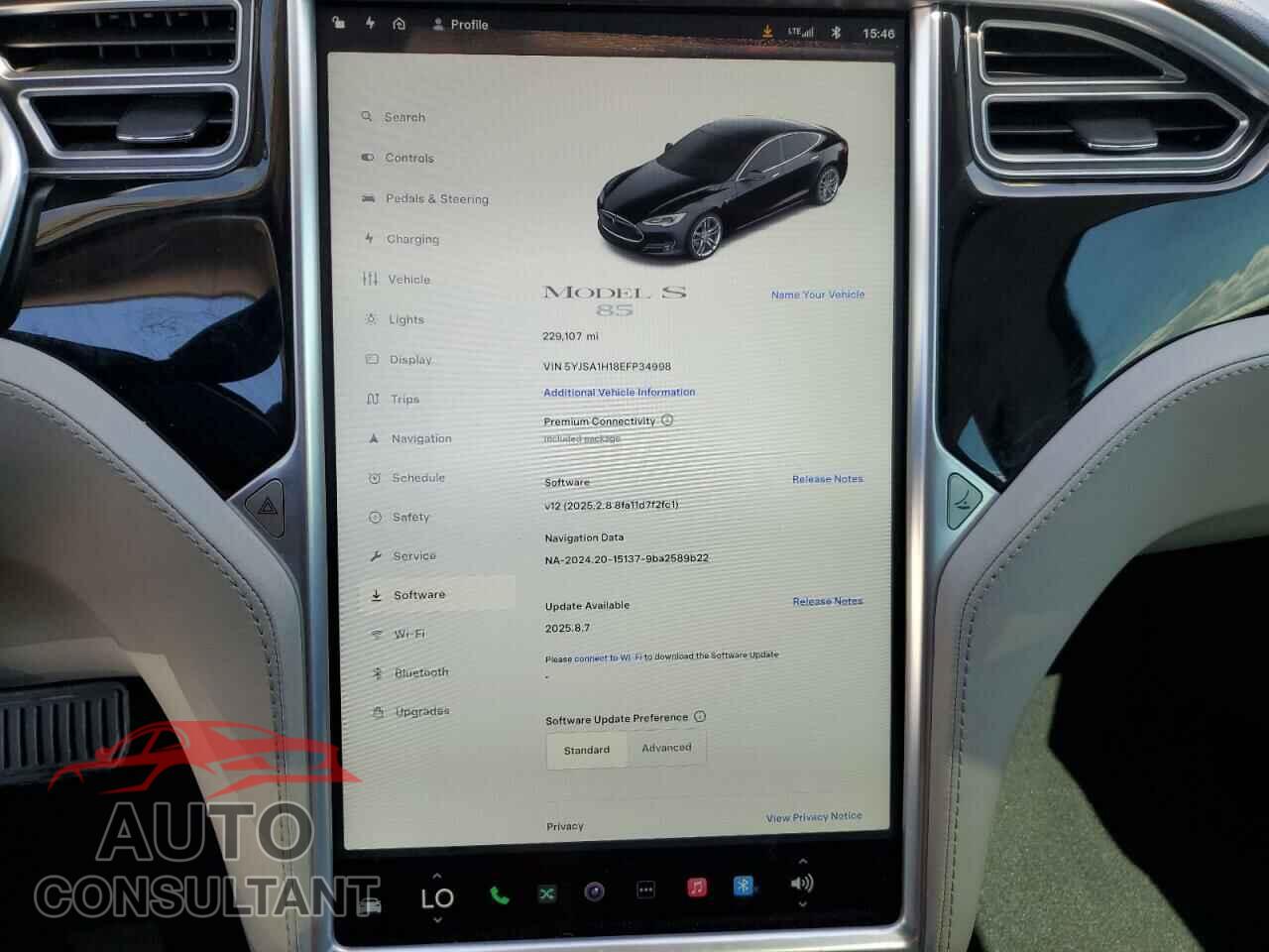TESLA MODEL S 2014 - 5YJSA1H18EFP34998