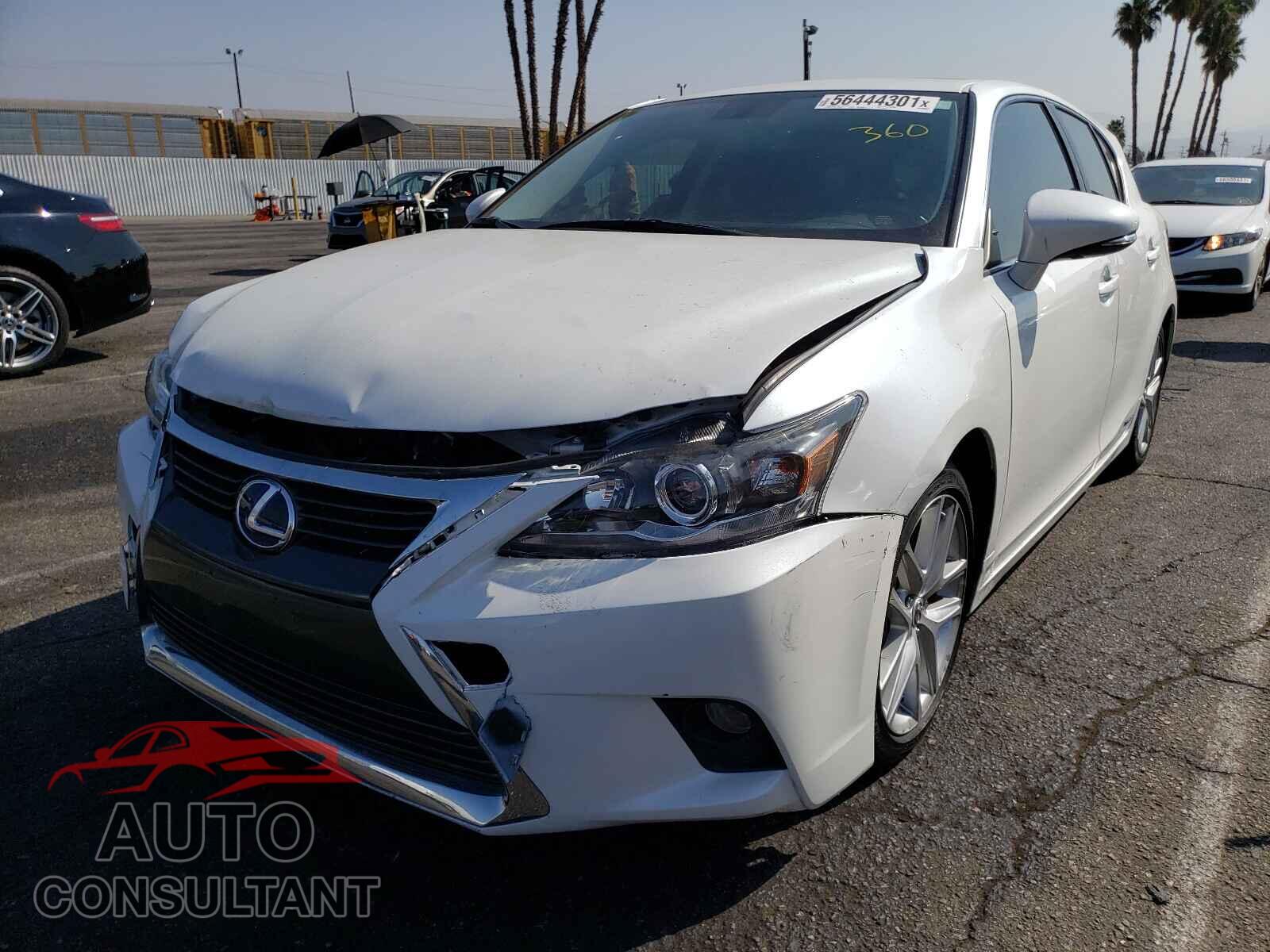 LEXUS CT 200 2017 - JTHKD5BH8H2283565