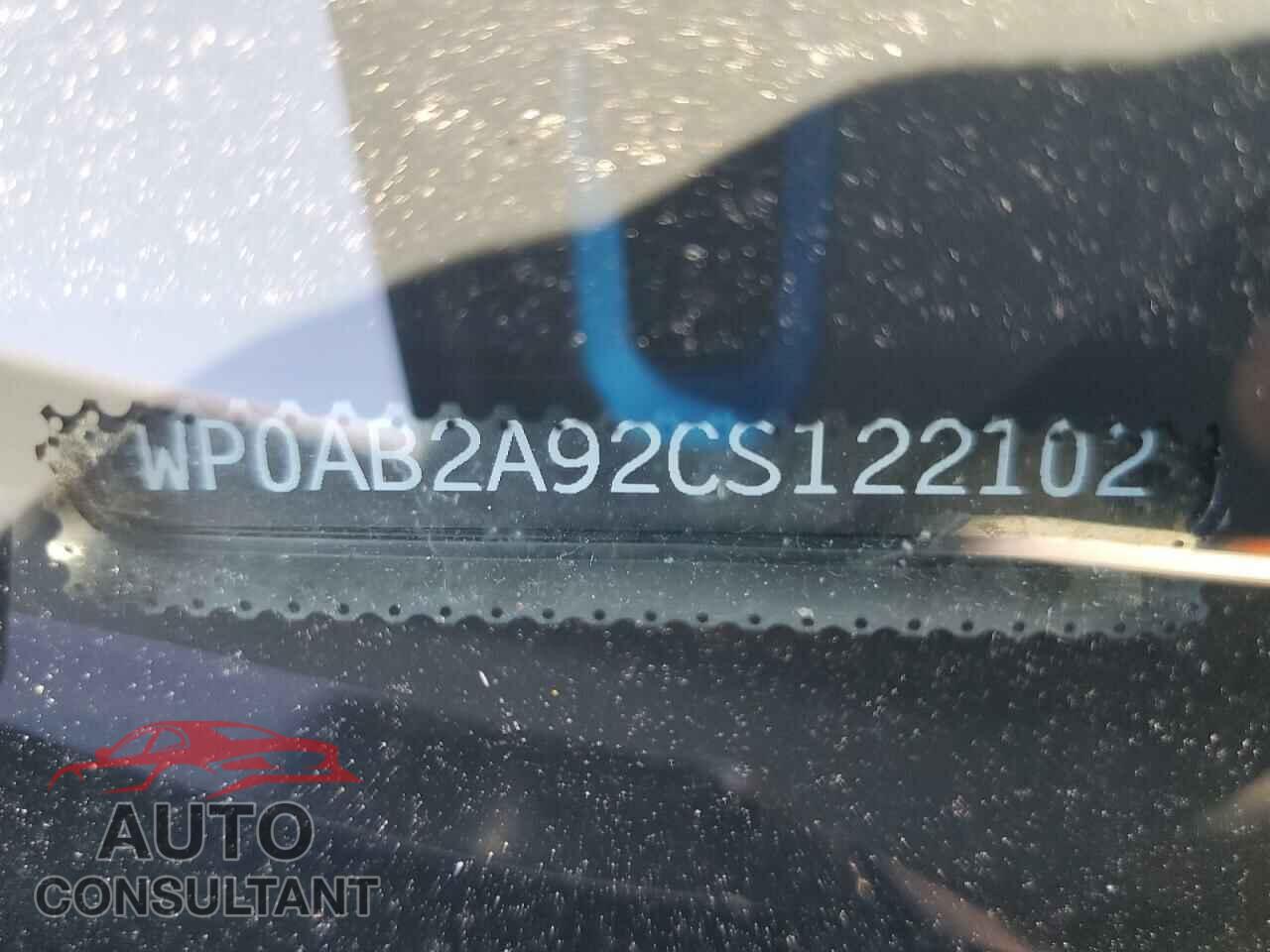 PORSCHE 911 2012 - WP0AB2A92CS122102