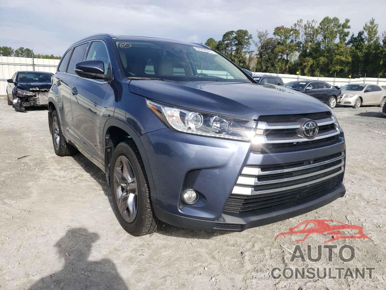 TOYOTA HIGHLANDER 2018 - 5TDDZRFH5JS879809