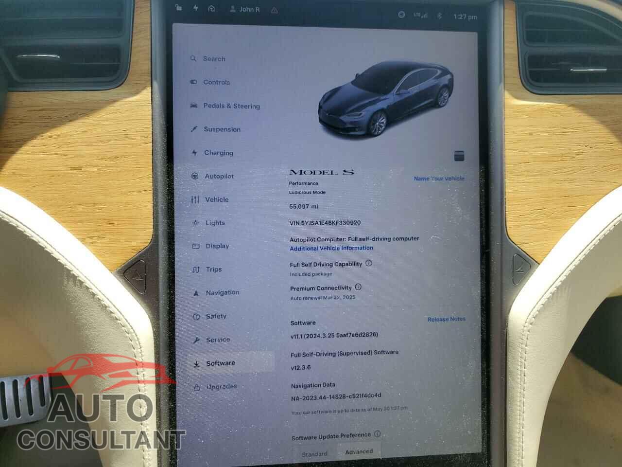 TESLA MODEL S 2019 - 5YJSA1E48KF330920