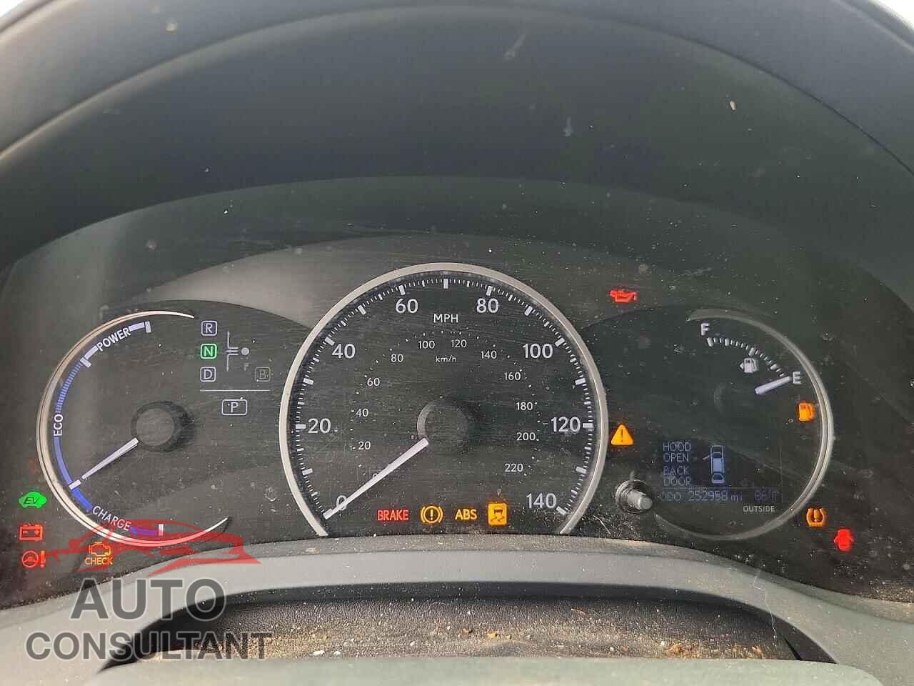 LEXUS CT 200 2012 - JTHKD5BH6C2092445