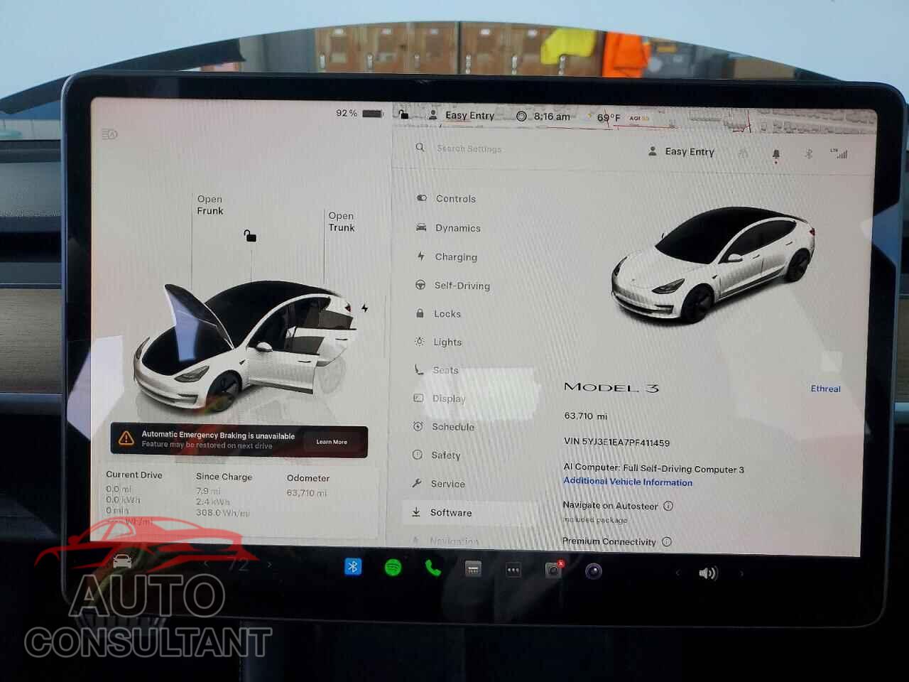 TESLA MODEL 3 2023 - 5YJ3E1EA7PF411459