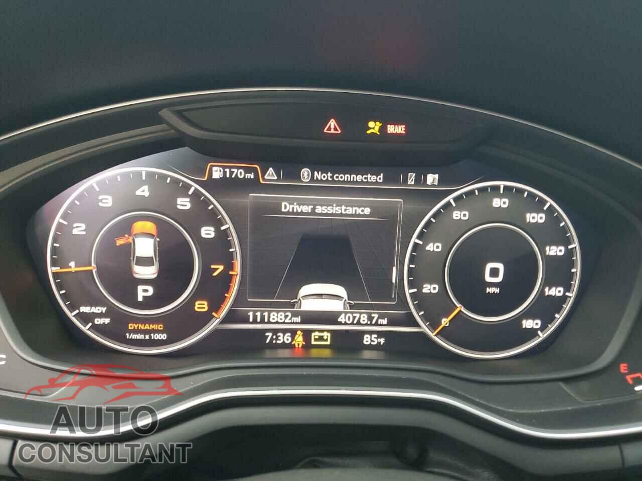 AUDI A4 2018 - WAUENAF41JA045609