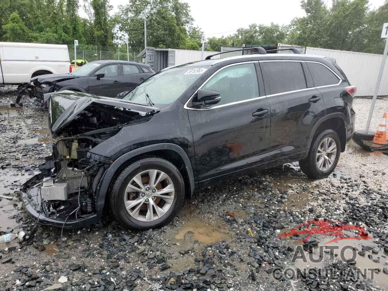 TOYOTA HIGHLANDER 2014 - 5TDJKRFH8ES047703