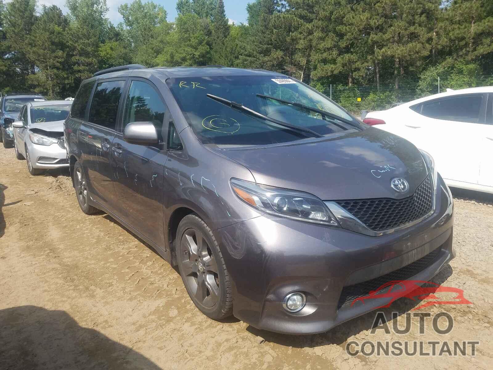 TOYOTA SIENNA 2016 - 5TDXK3DC3GS754547