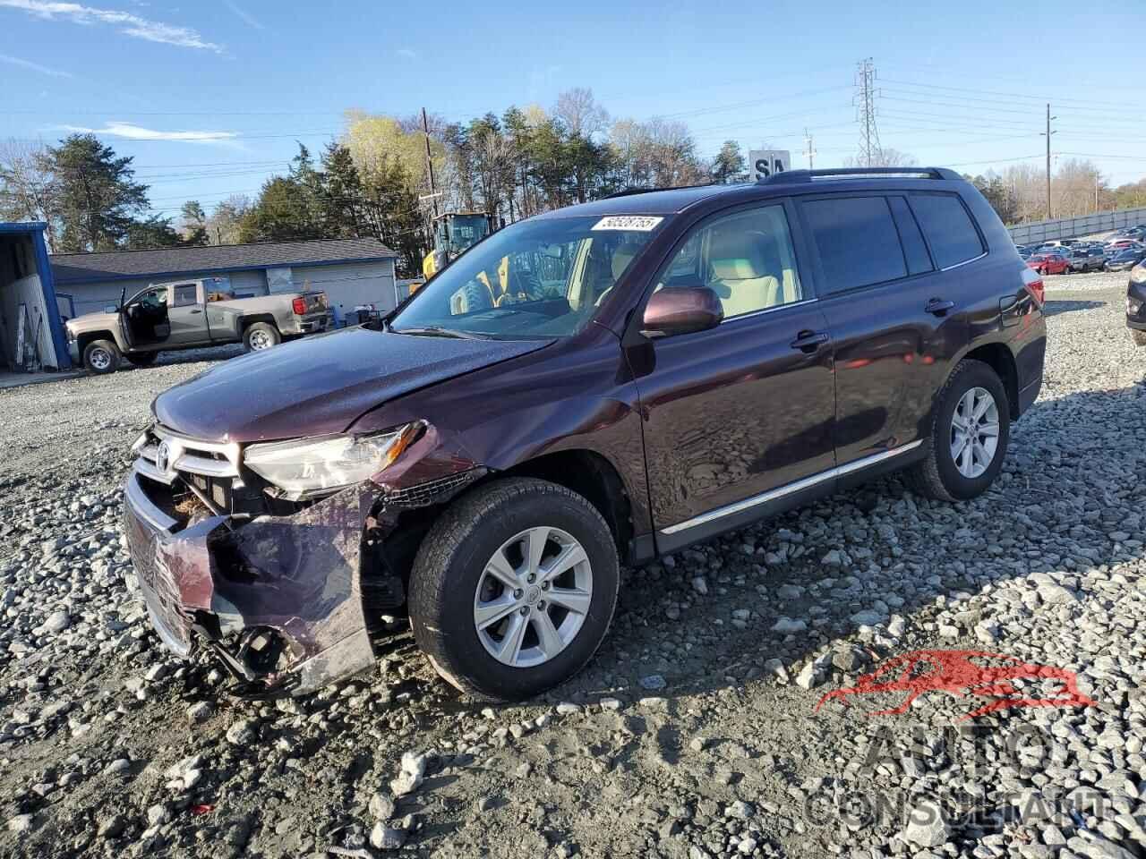 TOYOTA HIGHLANDER 2011 - 5TDZA3EH0BS012184