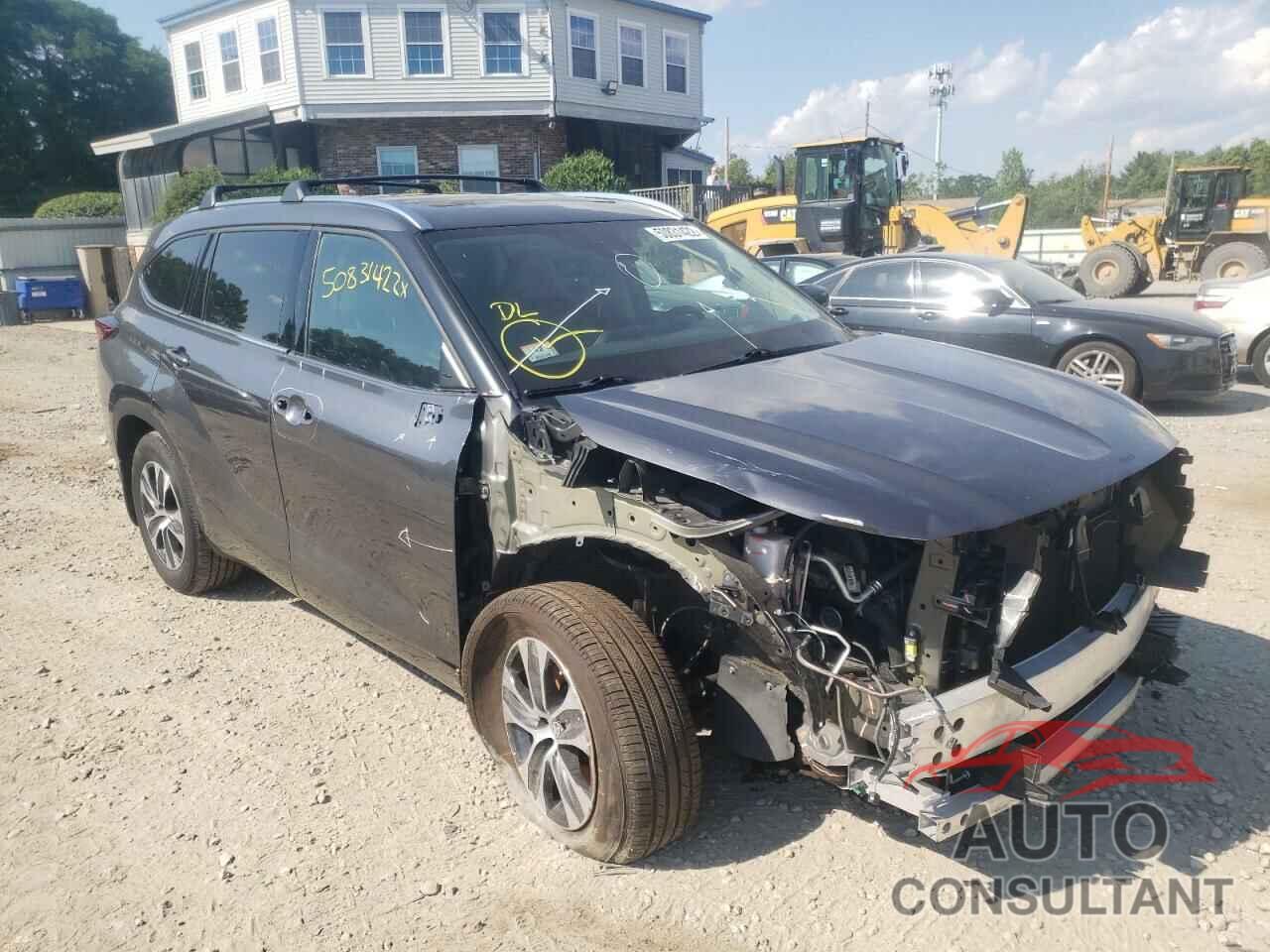 TOYOTA HIGHLANDER 2021 - 5TDGZRBH2MS067276