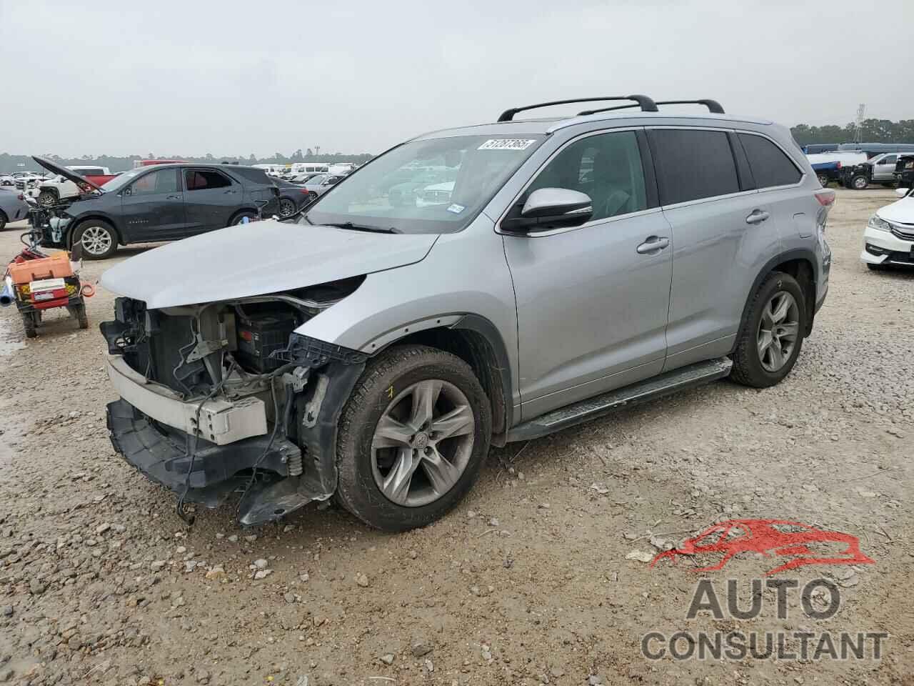 TOYOTA HIGHLANDER 2015 - 5TDDKRFH0FS151634