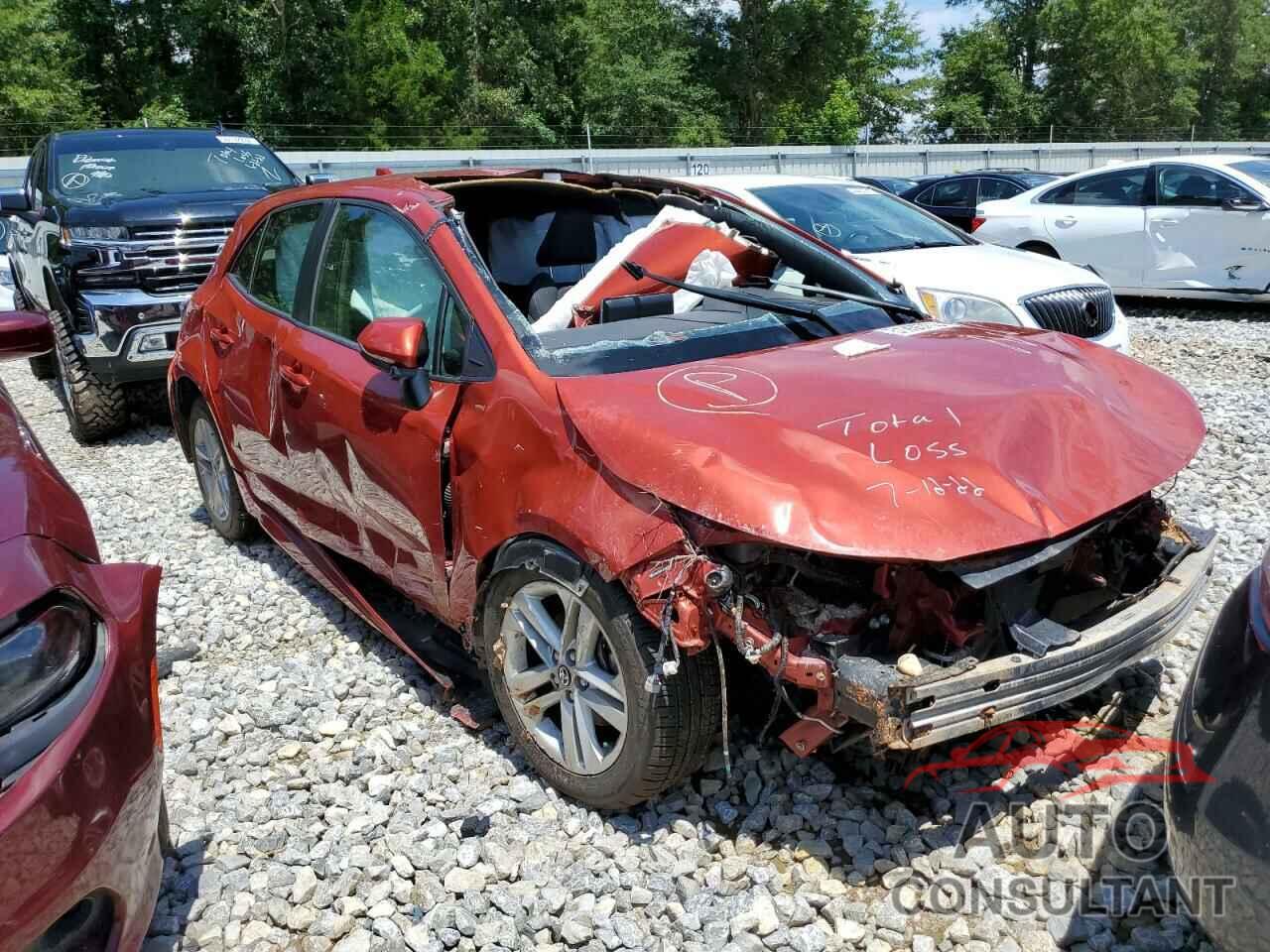 TOYOTA COROLLA 2019 - JTNK4RBE8K3018852