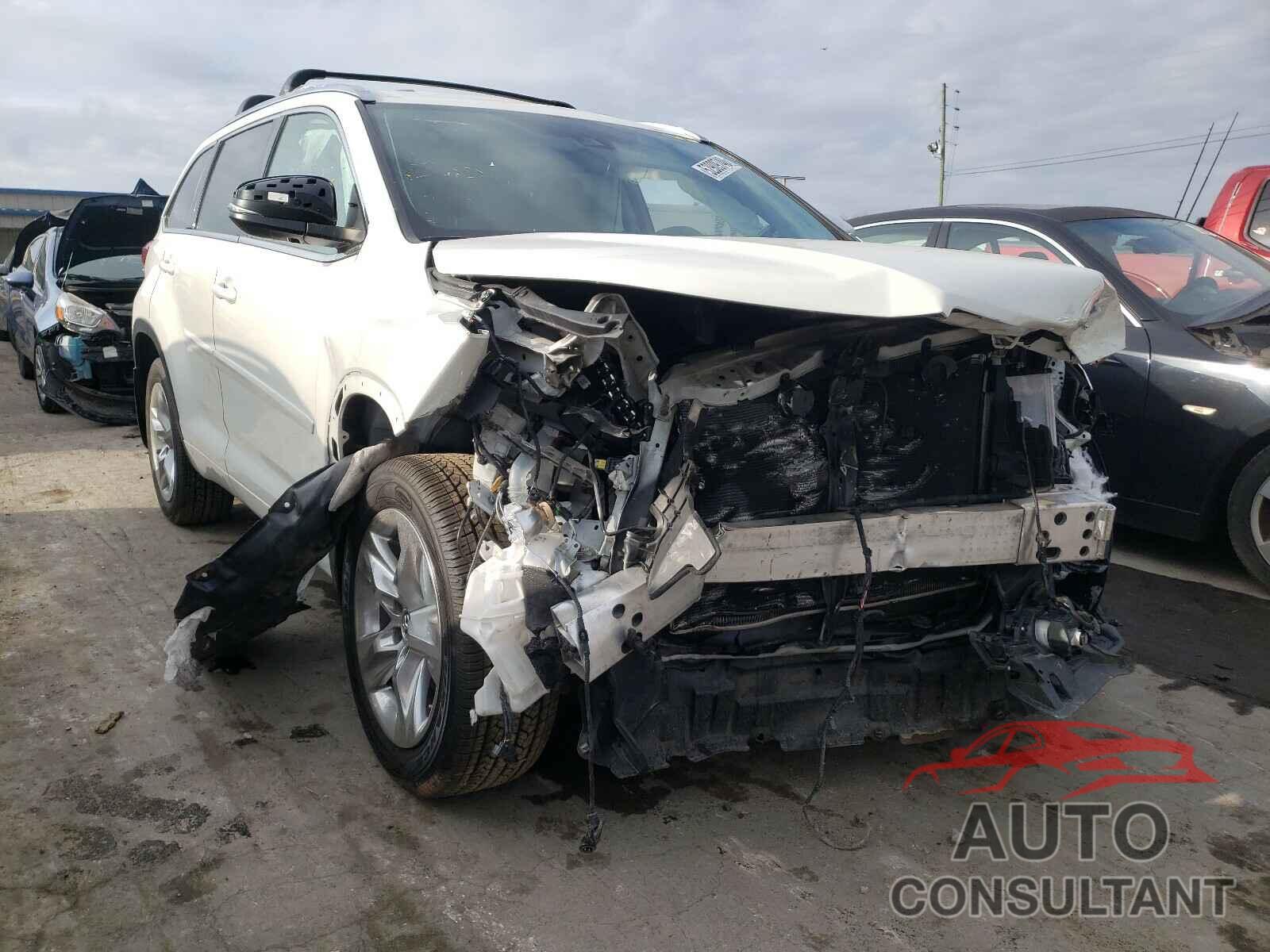 TOYOTA HIGHLANDER 2017 - 5TDDZRFH1HS400912