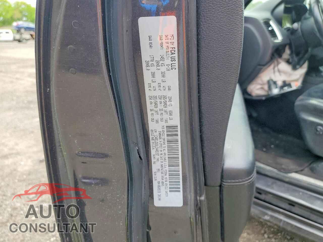 DODGE DURANGO 2018 - 1C4RDJDG9JC445197
