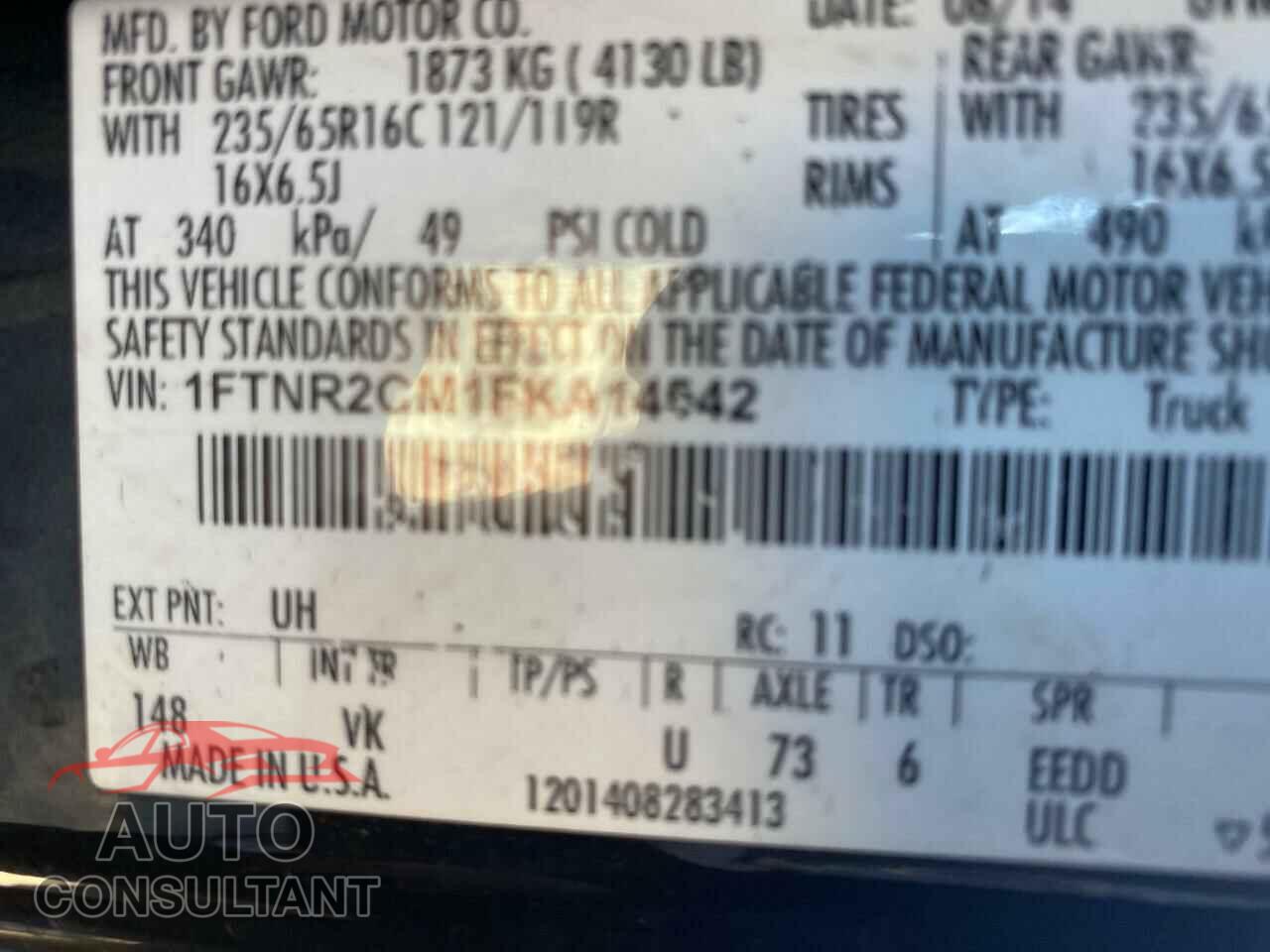 FORD TRANSIT 2015 - 1FTNR2CMLFKA14542