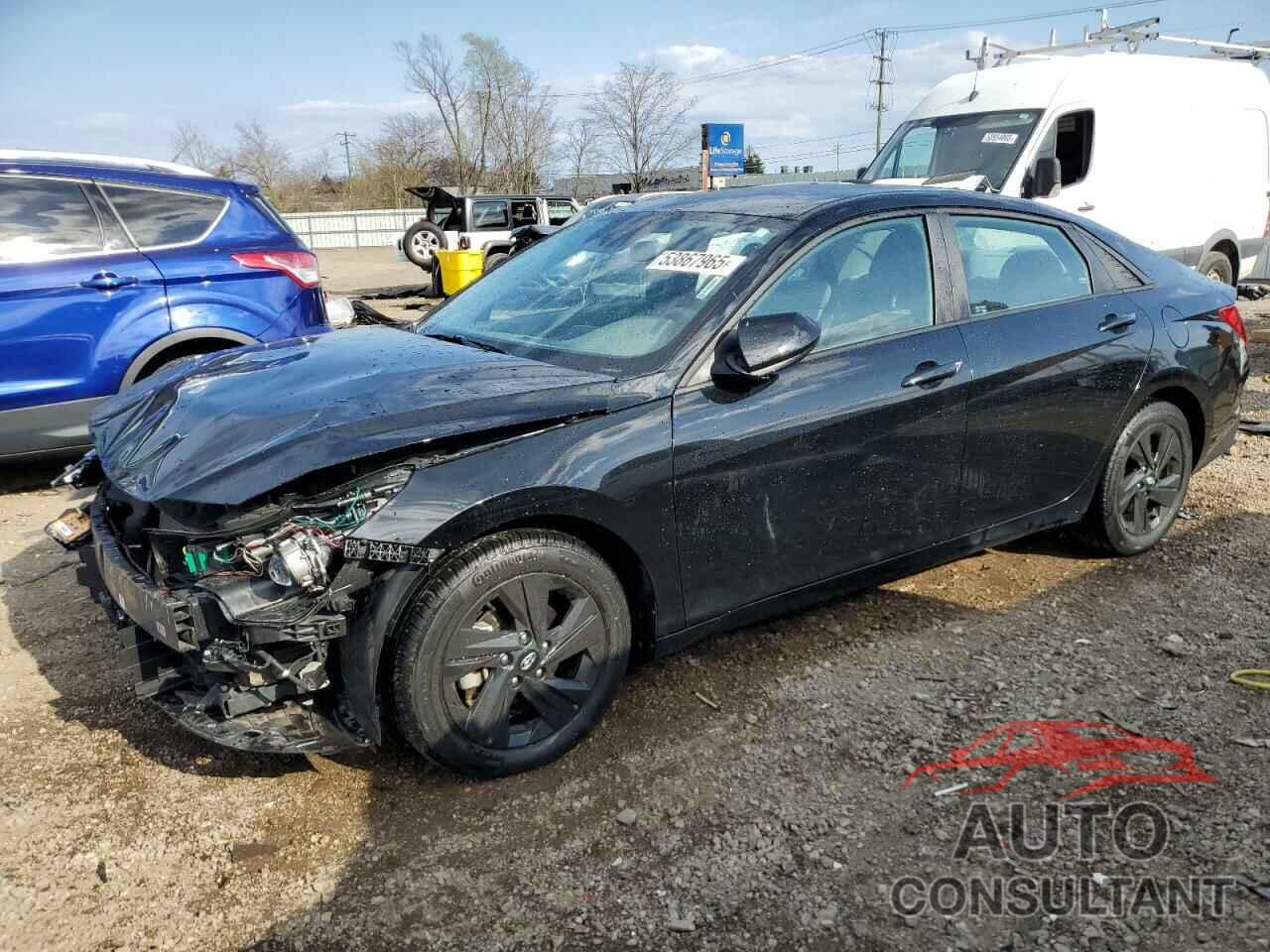 HYUNDAI ELANTRA 2022 - KMHLS4AG9NU334274