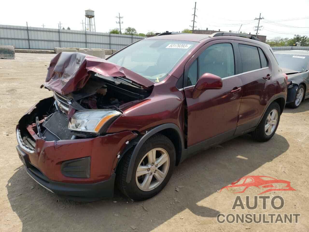 CHEVROLET TRAX 2016 - 3GNCJLSBXGL151376