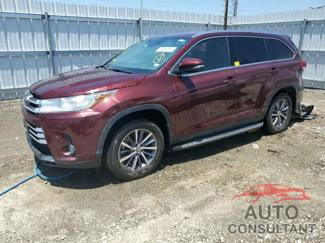 TOYOTA HIGHLANDER 2019 - 5TDKZRFH5KS359828