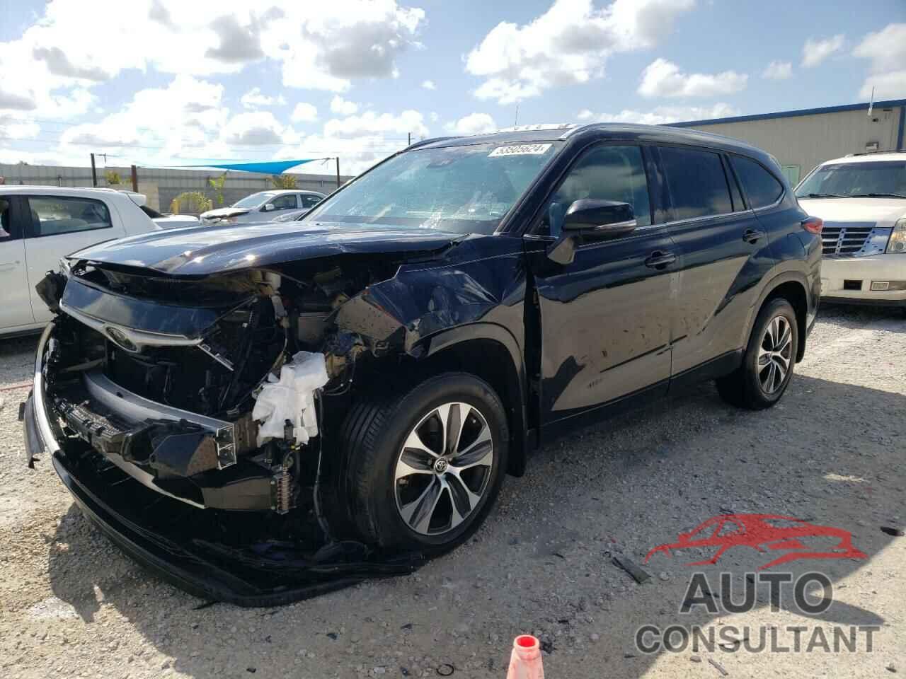 TOYOTA HIGHLANDER 2021 - 5TDGZRAH7MS057506