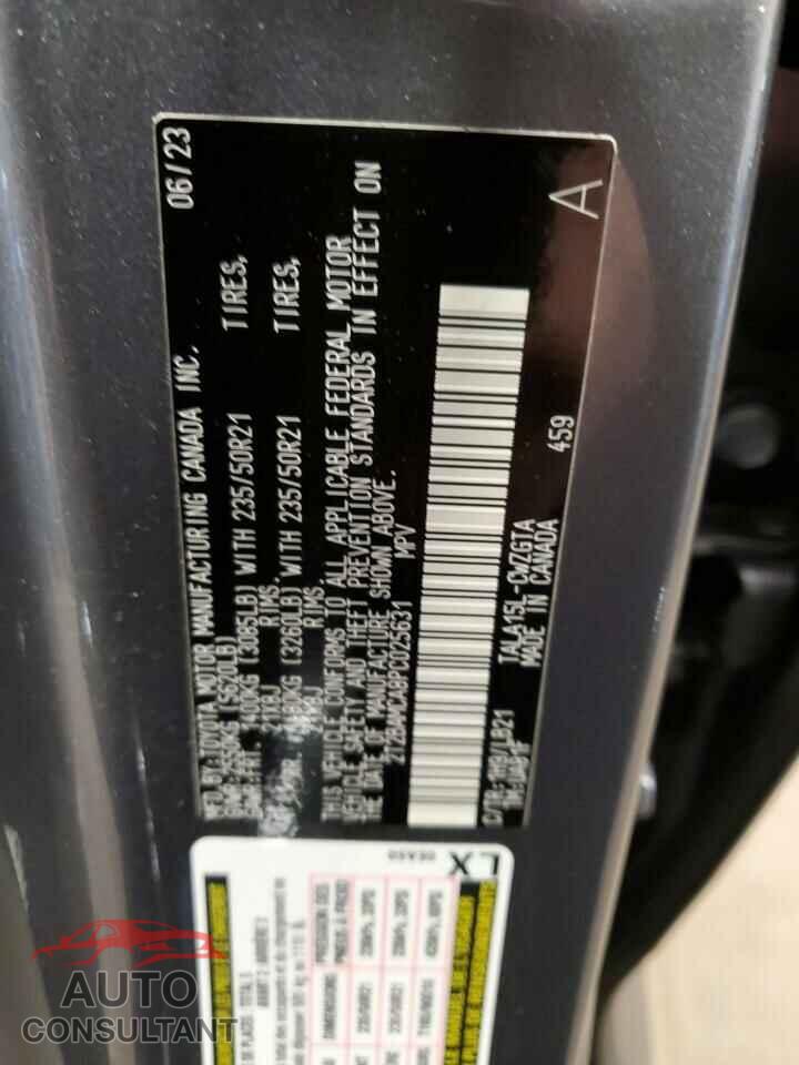 LEXUS RX350 2023 - 2T2BAMCA8PC025631