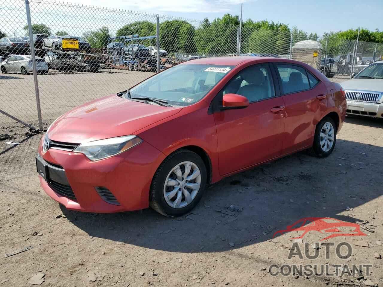TOYOTA COROLLA 2016 - 2T1BURHEXGC712405