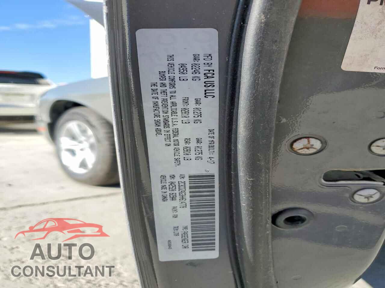 DODGE CHALLENGER 2017 - 2C3CDZAG3HH614778