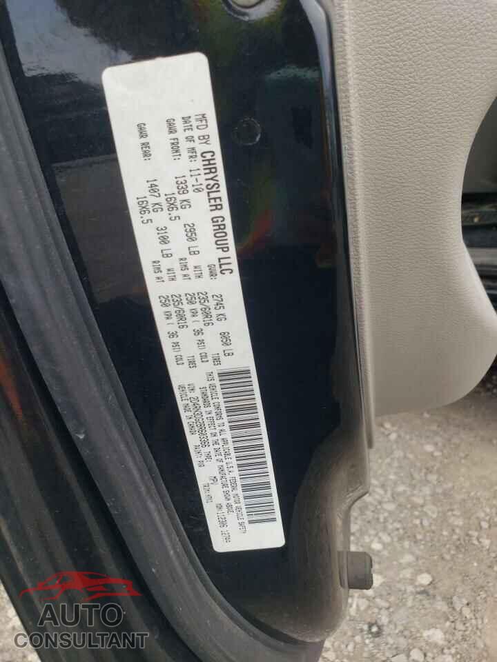DODGE CARAVAN 2011 - 2D4RN3DG2BR603366