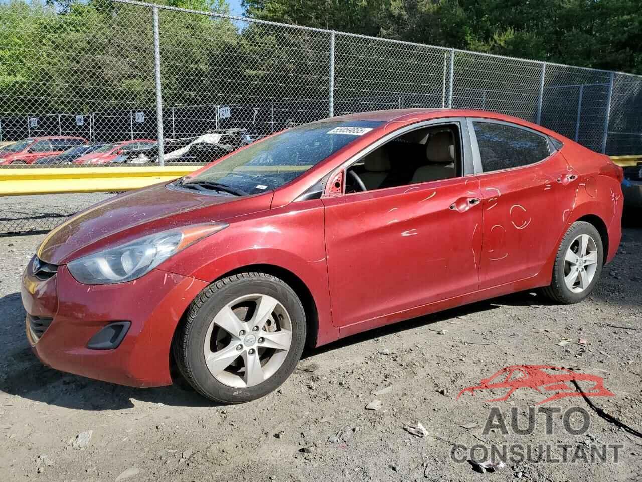 HYUNDAI ELANTRA 2011 - KMHDH4AE3BU153443
