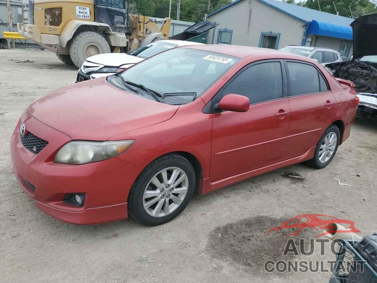 TOYOTA COROLLA 2009 - 1NXBU40E39Z135331