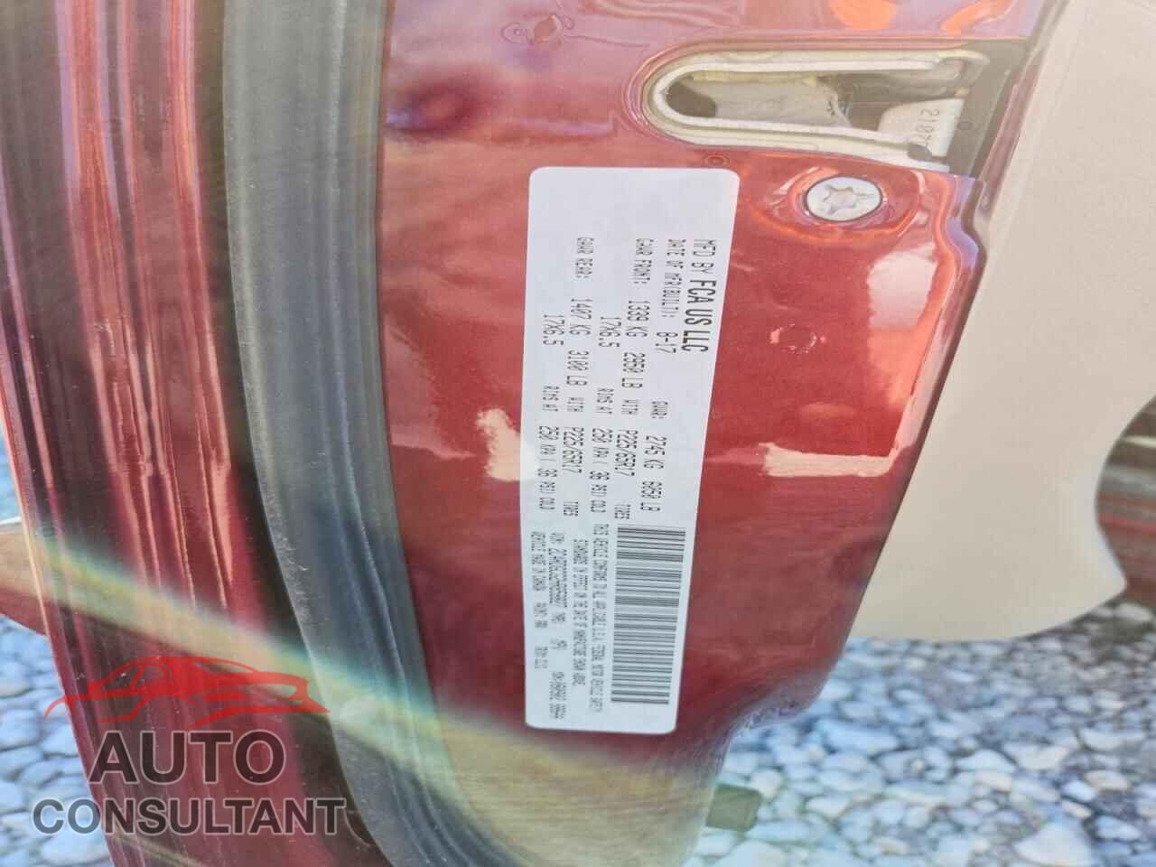 DODGE CARAVAN 2017 - 2C4RDGCG2HR858827