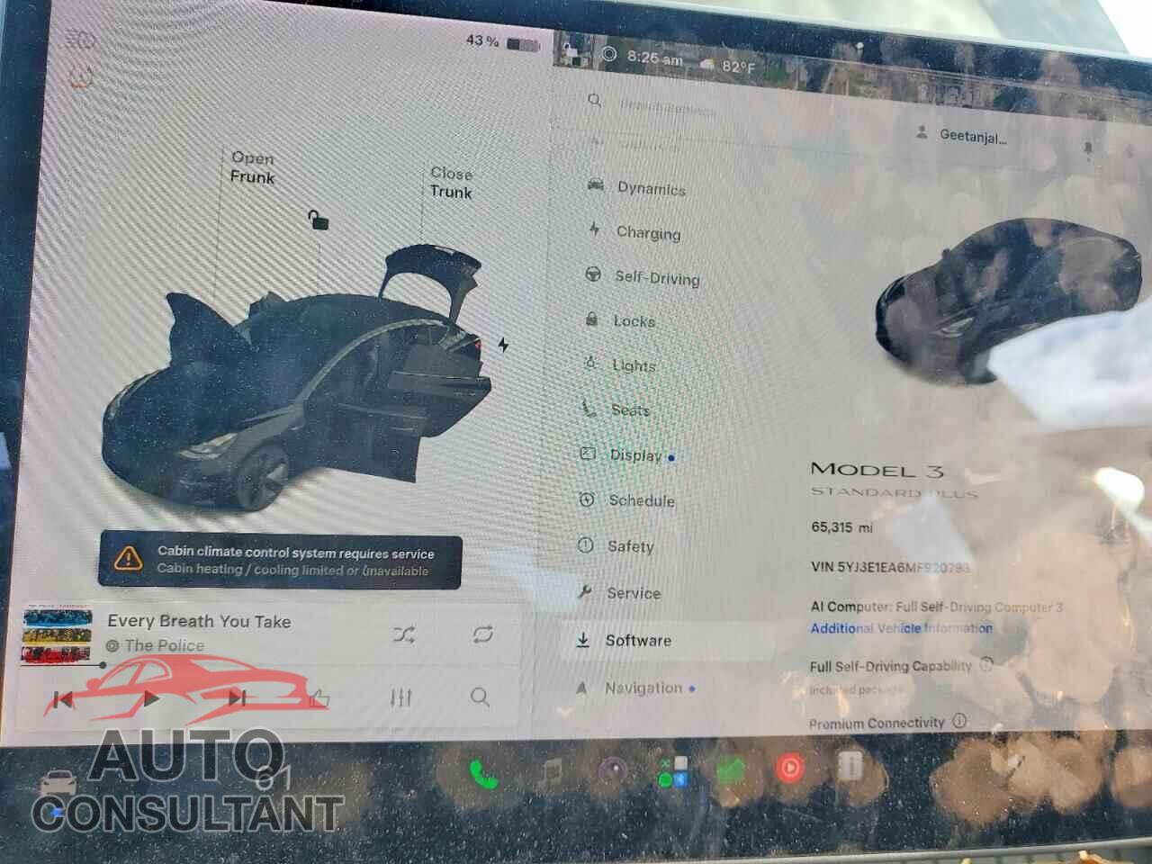 TESLA MODEL 3 2021 - 5YJ3E1EA6MF920793