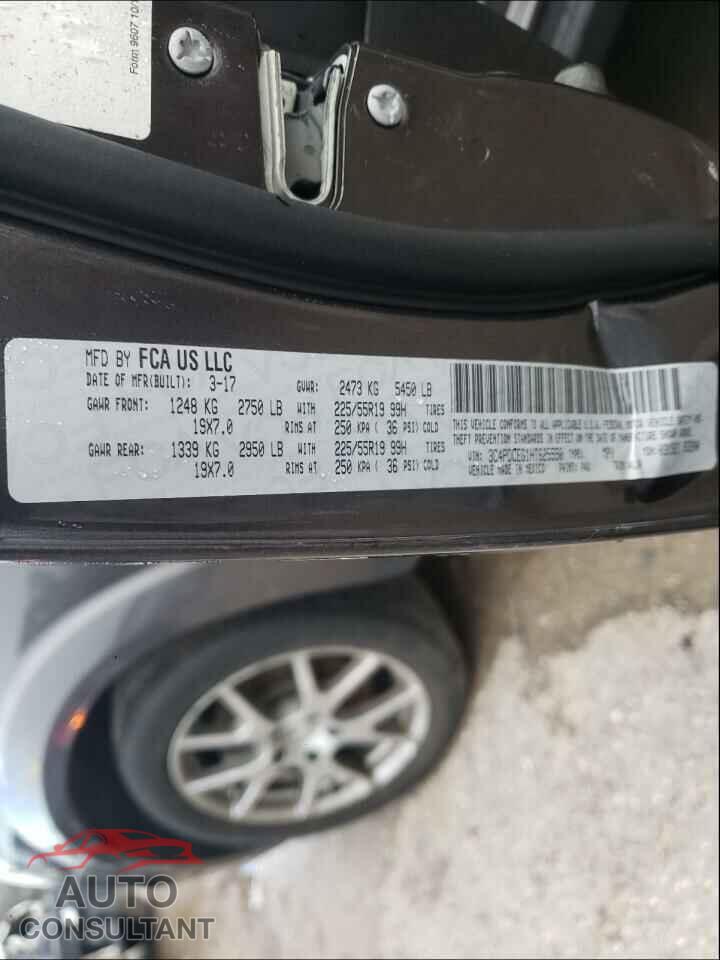 DODGE JOURNEY 2017 - 3C4PDCEG1HT625550