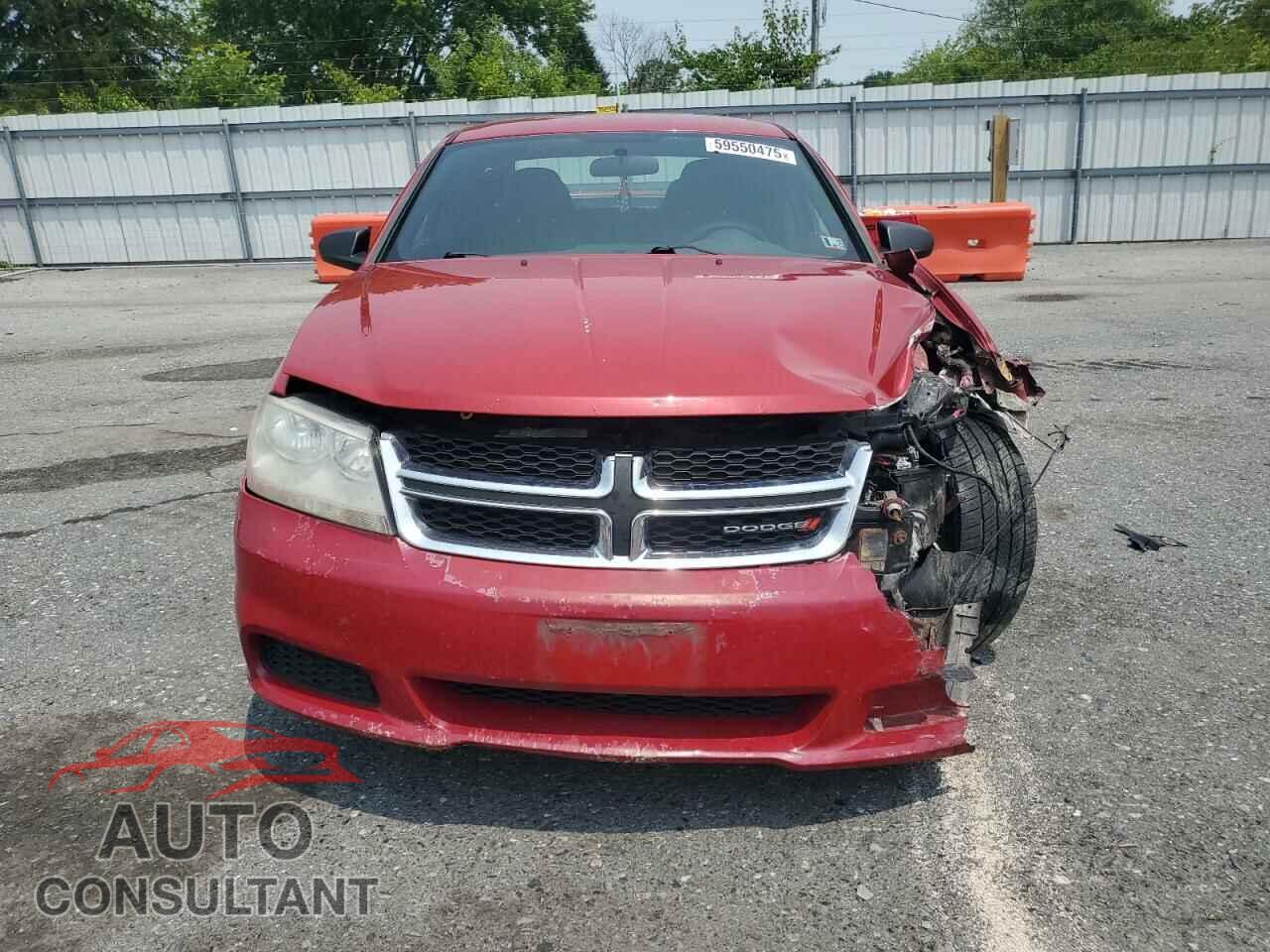 DODGE AVENGER 2013 - 1C3CDZAB5DN537823