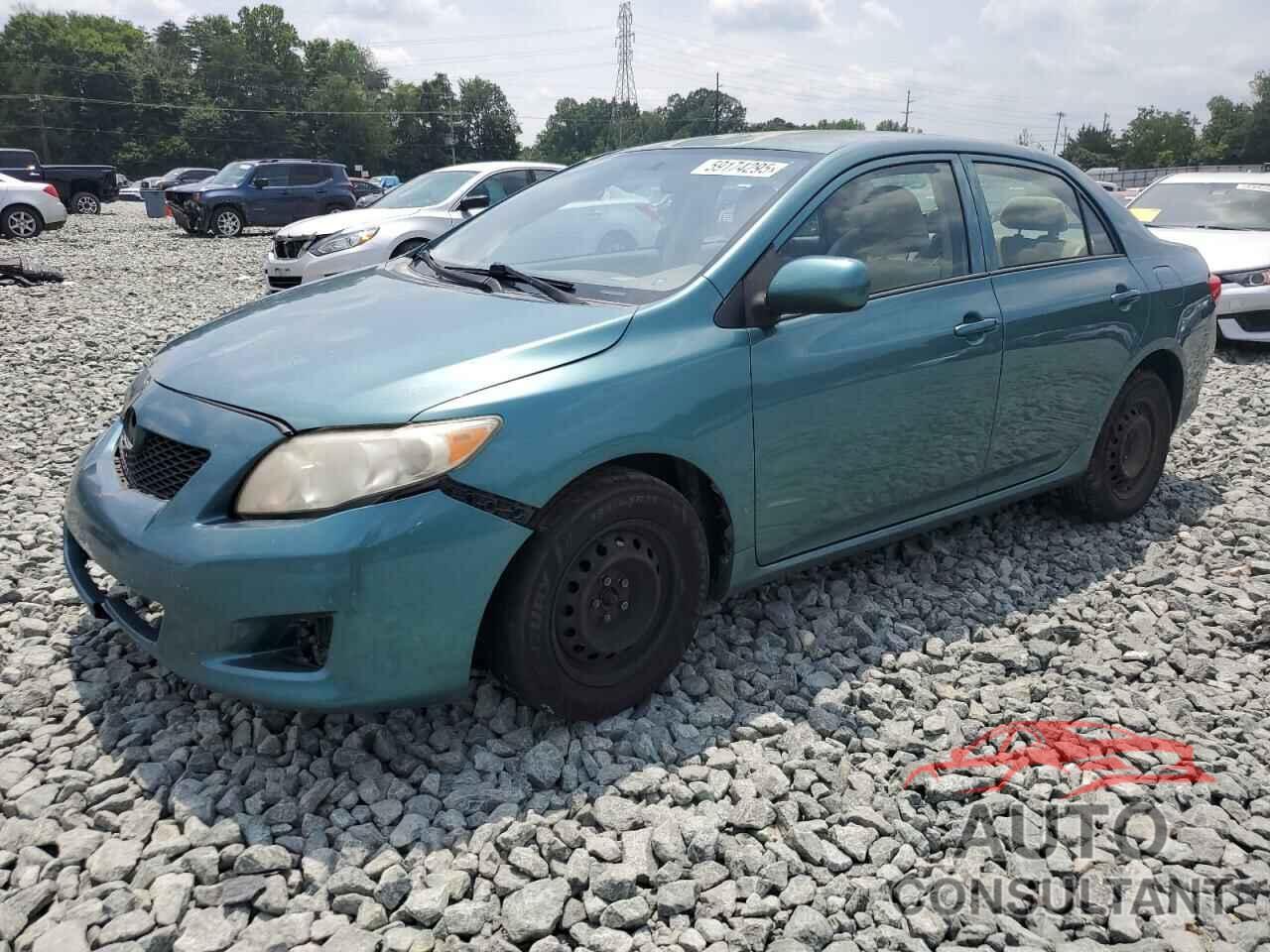 TOYOTA COROLLA 2009 - 2T1BU40E39C161123