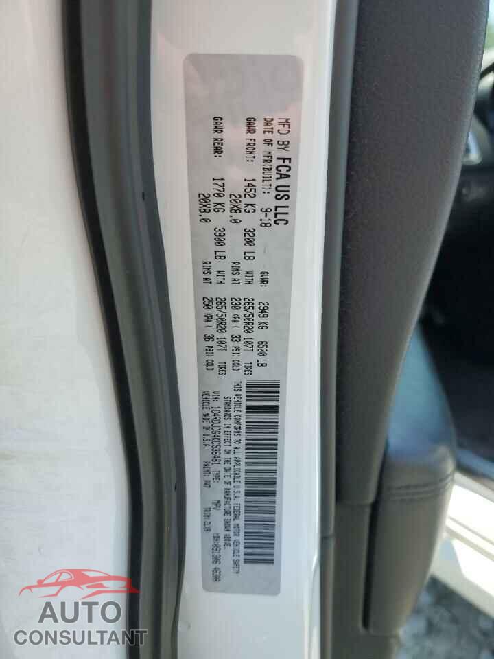 DODGE DURANGO 2019 - 1C4RDJDG4KC536461
