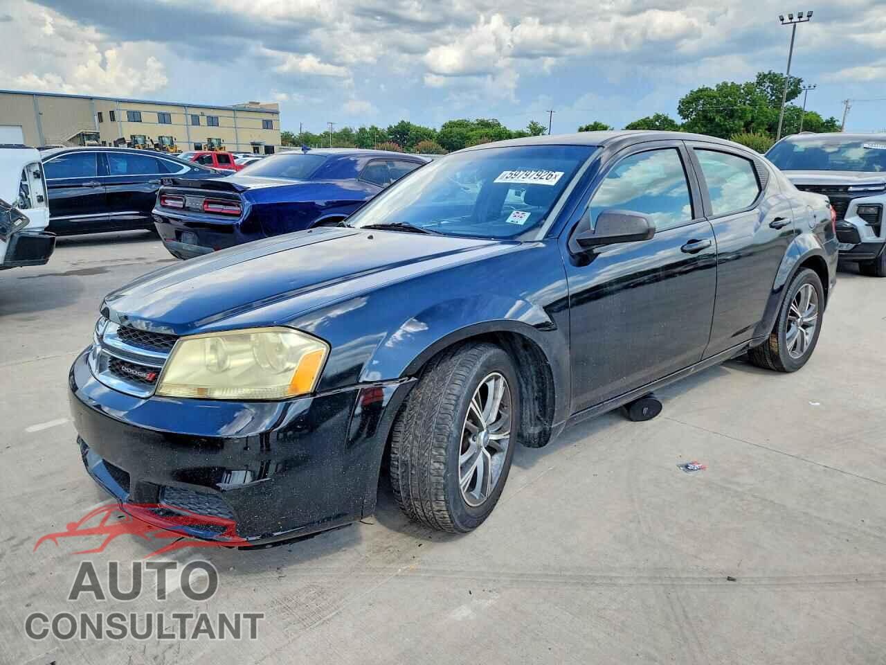 DODGE AVENGER 2012 - 1C3CDZAB6CN225542