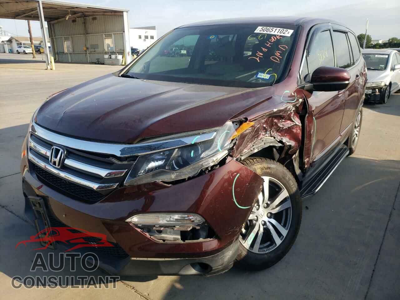 HONDA PILOT 2017 - 5FNYF6H57HB031585