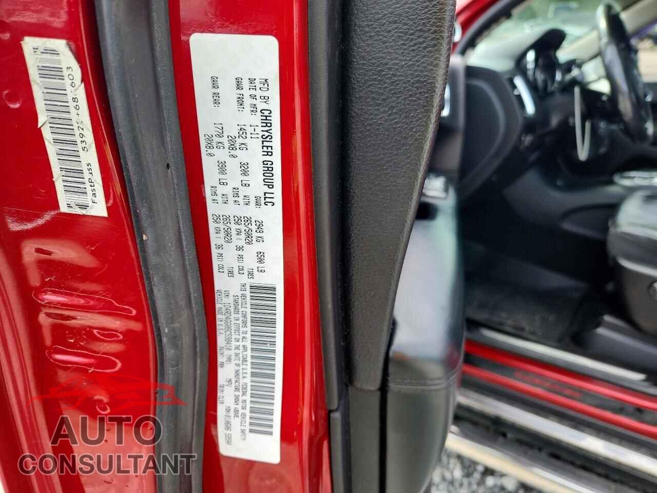 DODGE DURANGO 2011 - 1D4RD4GG0BC598410
