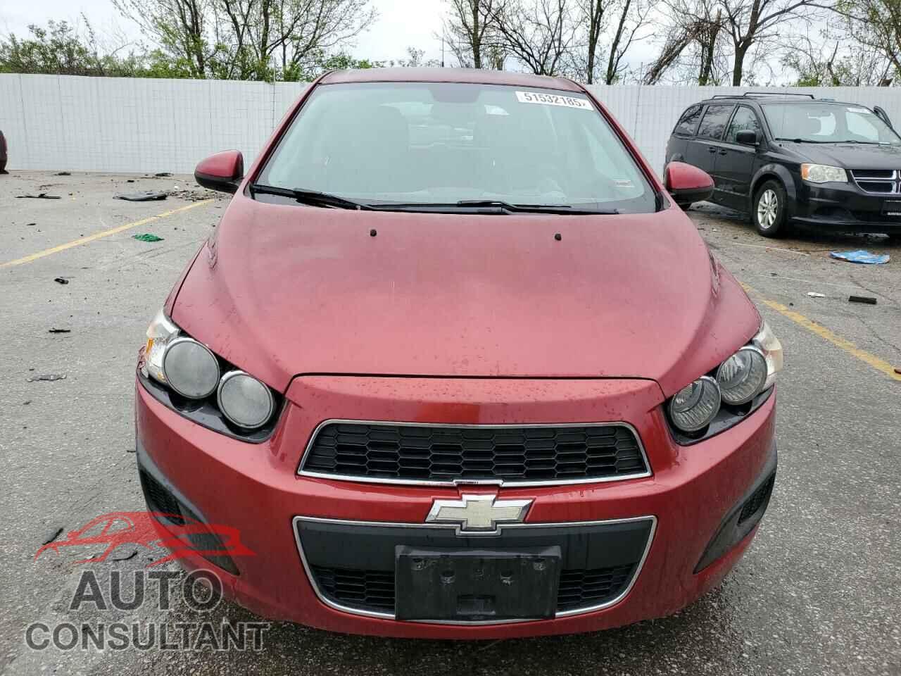 CHEVROLET SONIC 2012 - 1G1JD6SB2C4186589