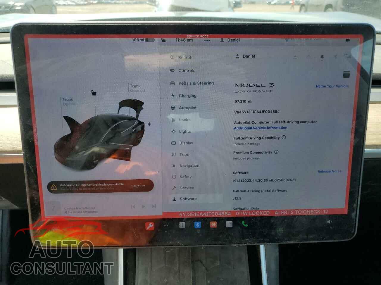TESLA MODEL 3 2018 - 5YJ3E1EA4JF004884