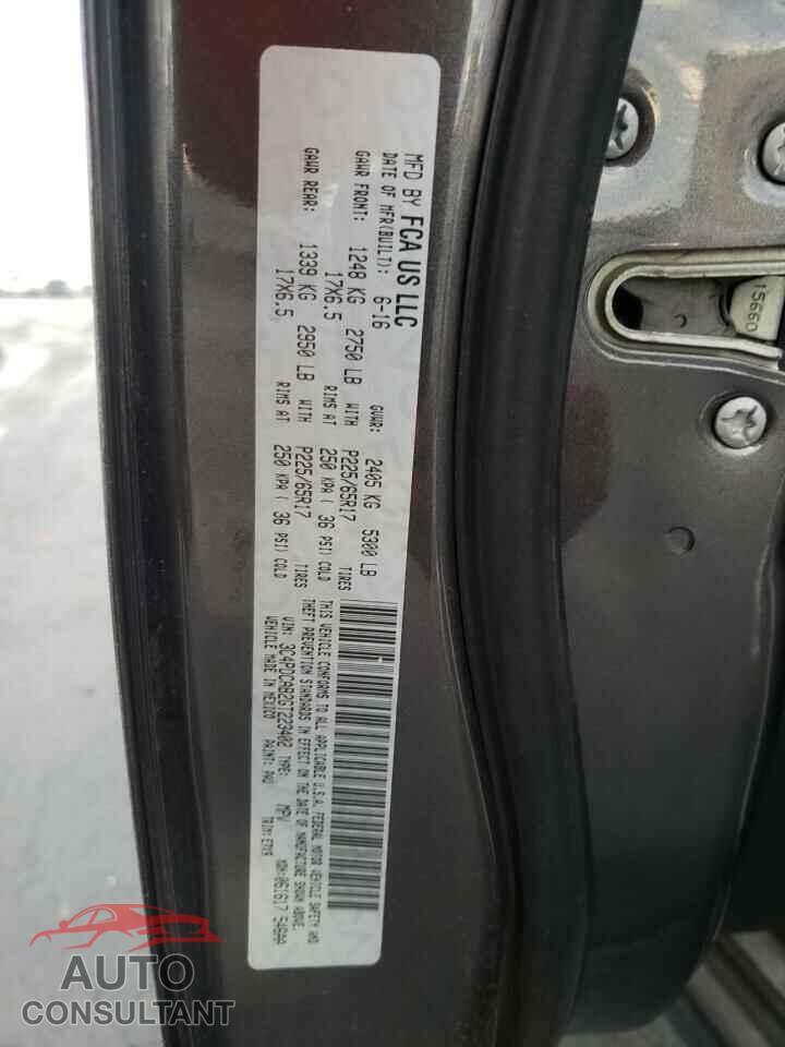 DODGE JOURNEY 2016 - 3C4PDCAB2GT223402
