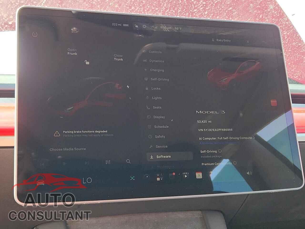 TESLA MODEL 3 2023 - 5YJ3E1EA2PF686866