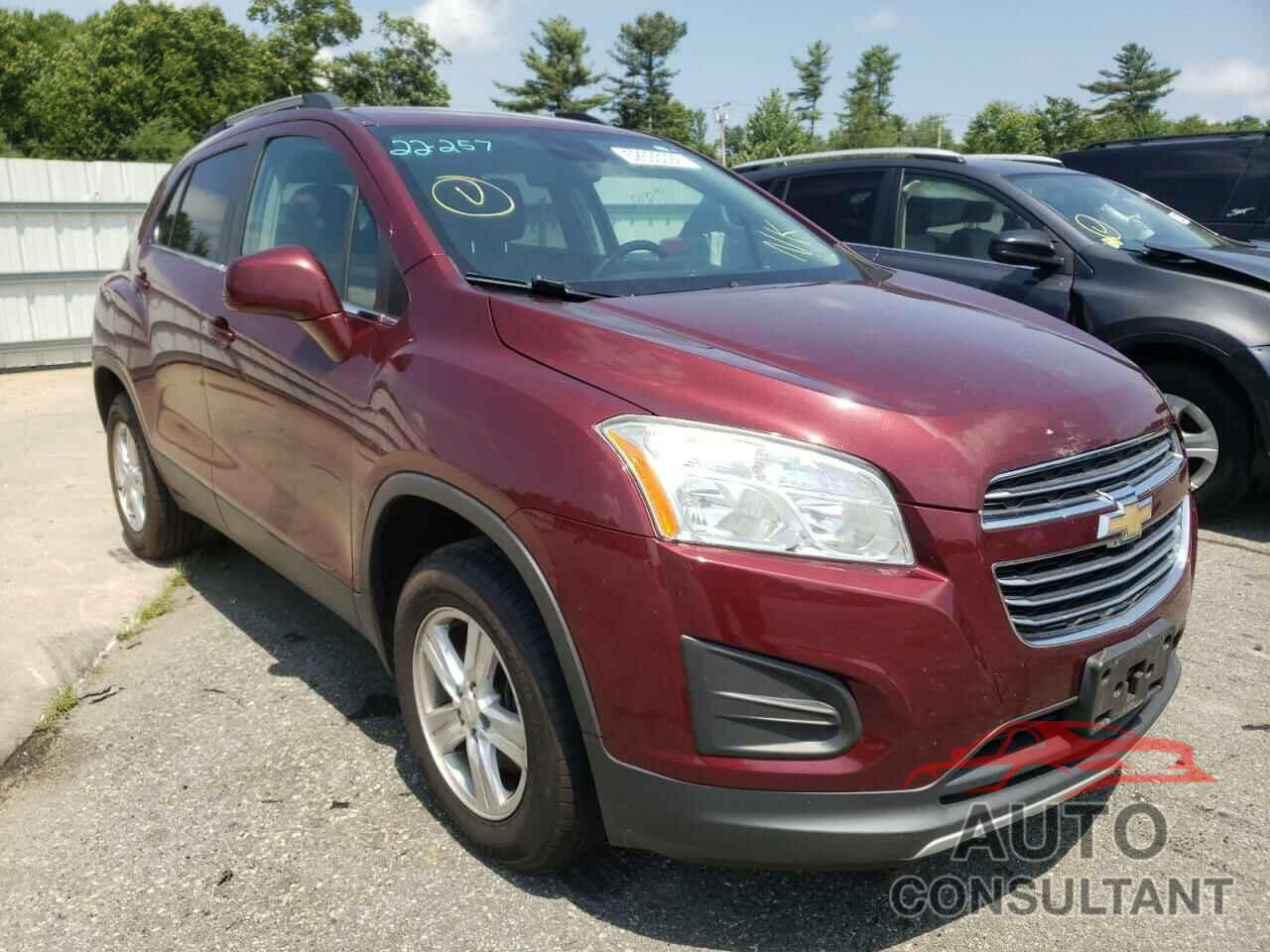 CHEVROLET TRAX 2016 - 3GNCJPSB0GL240297