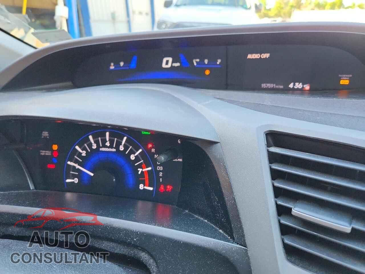 HONDA CIVIC 2012 - 19XFB2F51CE317543