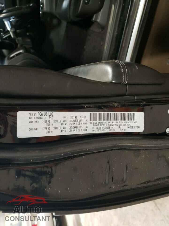 DODGE DURANGO 2017 - 1C4SDJET1HC925838