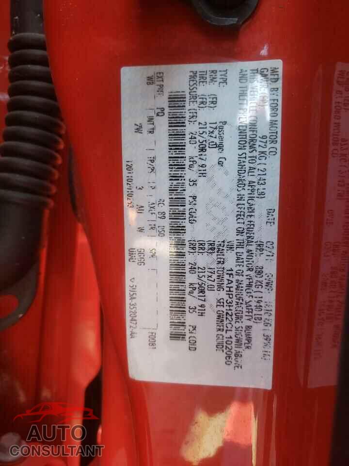 FORD FOCUS 2012 - 1FAHP3H22CL102060