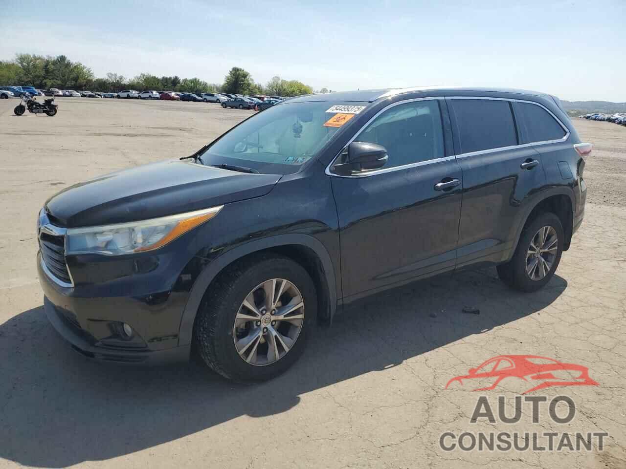 TOYOTA HIGHLANDER 2015 - 5TDJKRFH6FS193342